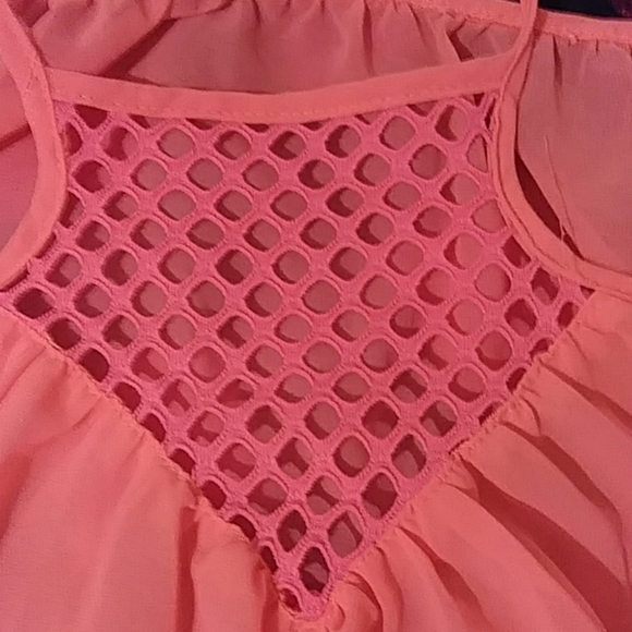 Sheer peach bathing suit cover - Picture 2 of 2